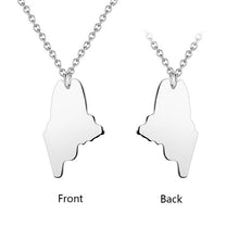 Australia Map Necklace Custom Name Necklace Australia Jewelry for Family