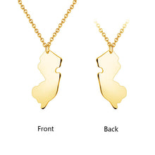 New Jersey Necklace Personalized Jersey Girl Gift I Love New Jersey Necklace