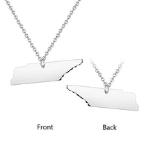 Australia Map Necklace Custom Name Necklace Australia Jewelry for Family