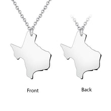 Australia Map Necklace Custom Name Necklace Australia Jewelry for Family