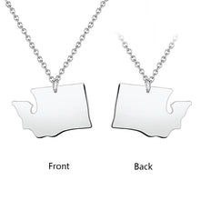 Australia Map Necklace Custom Name Necklace Australia Jewelry for Family