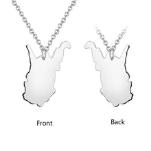 Australia Map Necklace Custom Name Necklace Australia Jewelry for Family