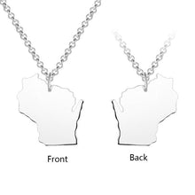 Australia Map Necklace Custom Name Necklace Australia Jewelry for Family