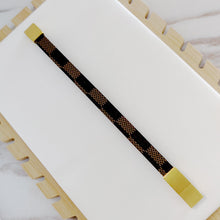 Personalized Engraved Stainless Steel Magnetic Leather Bracelet For Men