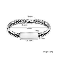 Braided Bracelet Trendy Fashion Versatile Men's Hip Hop Style Bracelet