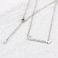 14K Gold Plated Name Necklace Custom Name Necklace With Butterfly