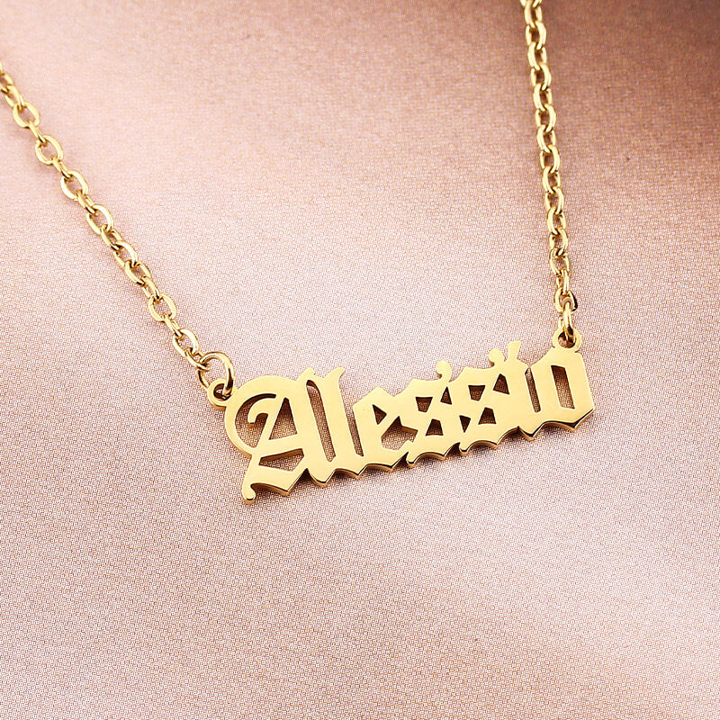 Customized  Name Necklace Personalized Nameplate Pendant Jewelry