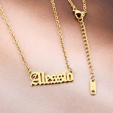Customized  Name Necklace Personalized Nameplate Pendant Jewelry