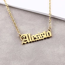 Customized  Name Necklace Personalized Nameplate Pendant Jewelry