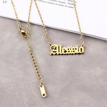 Customized  Name Necklace Personalized Nameplate Pendant Jewelry