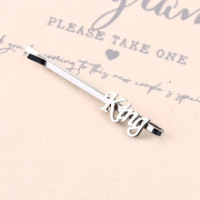 Custom Named Initials Tie Clip for Dad, Personalized Named Initials Tie Bar