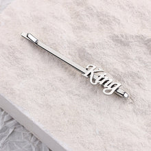 Custom Named Initials Tie Clip for Dad, Personalized Named Initials Tie Bar