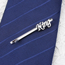 Custom Named Initials Tie Clip for Dad, Personalized Named Initials Tie Bar