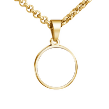 Stainless Steel Cabochon Color Printing Pendant Personalized Photo Necklace