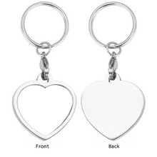 Custom handwriting Keyring gift For Boyfriend Personalized Picture Keychain