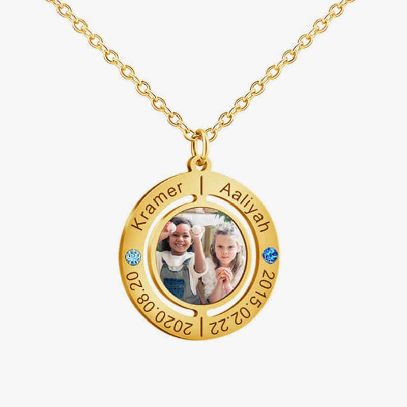 Personalized Necklaces for Women Family Photo Necklaces