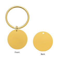 Custom Keychain Engraved Photo Text Drive Safe Keychain Gift for Dad Mom Kid