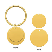 Custom Keychain Engraved Photo Text Drive Safe Keychain Gift for Dad Mom Kid