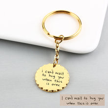 Actual Fingerprint Handwriting Keychain, Memorial Thumbprint Keyring