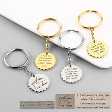 Actual Fingerprint Handwriting Keychain, Memorial Thumbprint Keyring