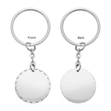 Actual Fingerprint Handwriting Keychain, Memorial Thumbprint Keyring