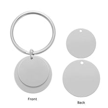 Custom Keychain Engraved Photo Text Drive Safe Keychain Gift for Dad Mom Kid