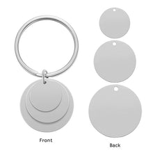 Custom Keychain Engraved Photo Text Drive Safe Keychain Gift for Dad Mom Kid