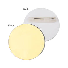 Colorful Personalized Customized Initial Letter ID Round Badge