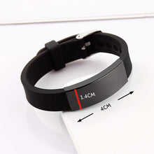 Music Voice QR Code Customizable Personalized Rubber Strap Bracelet