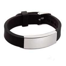 Graduation Gift Black Rubber Adjustable Strap Bracelet Custom Text