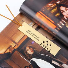 Customized unique graduation gift, personalized fingerprint handwritten bar bookmark