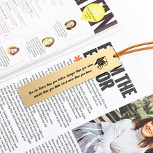 Customized unique graduation gift, personalized fingerprint handwritten bar bookmark