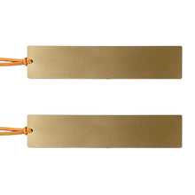 Real fingerprint handwritten long bookmark, personalized and unique gift