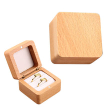 Personalized Ring Bearer Box, Engagement Wooden Ring Holder