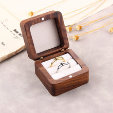 Personalized Ring Bearer Box, Engagement Wooden Ring Holder