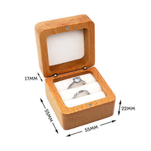Personalized Ring Bearer Box, Engagement Wooden Ring Holder
