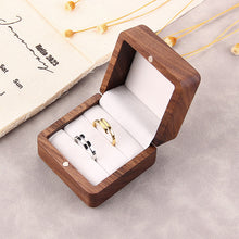 Personalization Wooden Ring Box for Wedding Ceremony