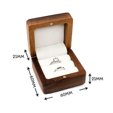 Personalization Wooden Ring Box for Wedding Ceremony