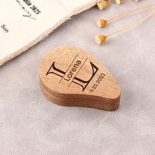 Heart Shape Solid Wooden Personalized Ring Box for Wedding Ceremony