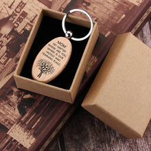 Wooden Keyring Engraved With Photo or Any Text, Personalized Wooden Keychain