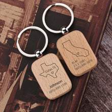 Personalized Wood Keychain,Custom Wooden Keychain