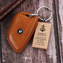 Engraved Picture Keyring, Custom Text Keychain