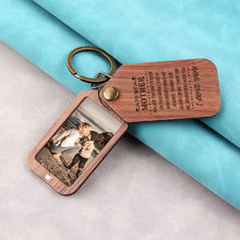 Customizable Wooden Keychain, personalized Wooden Photo Keyring