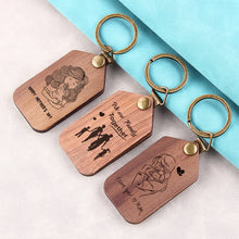 Customizable Wooden Keychain, personalized Wooden Photo Keyring