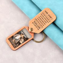 Customizable Wooden Keychain, personalized Wooden Photo Keyring
