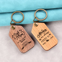 Customizable Wooden Keychain, personalized Wooden Photo Keyring