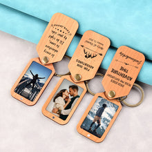 Adventure Calling Wooden Photo Personalized Keychain