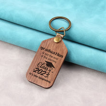 Custom Photo Wooden Keychain, Unique Gift For Graduation