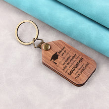 Custom Photo Wooden Keychain, Unique Gift For Graduation