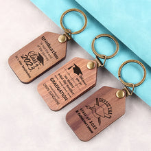 Custom Photo Wooden Keychain, Unique Gift For Graduation
